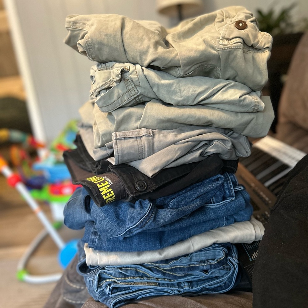 American Eagle Outfitters Men's Relaxed Black Jeans